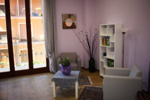 l'angolo lettura del residence belvedere